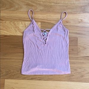 Pink tank top